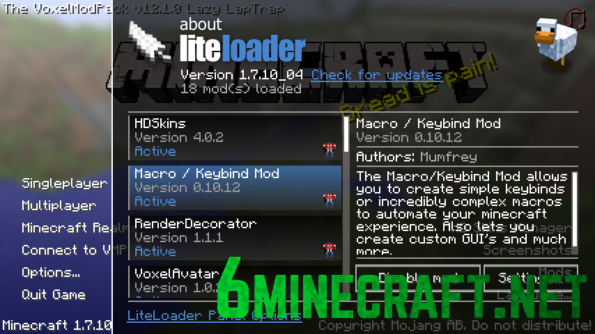 LiteLoader for Minecraft