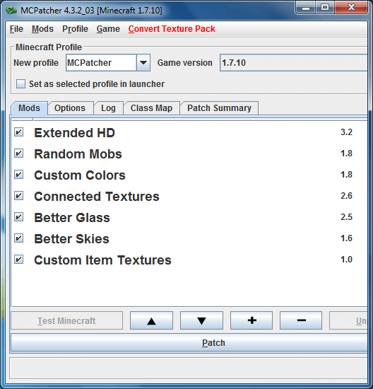 mcpatcher 1.10.2 скачать