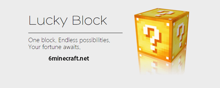 One block lucky block карта