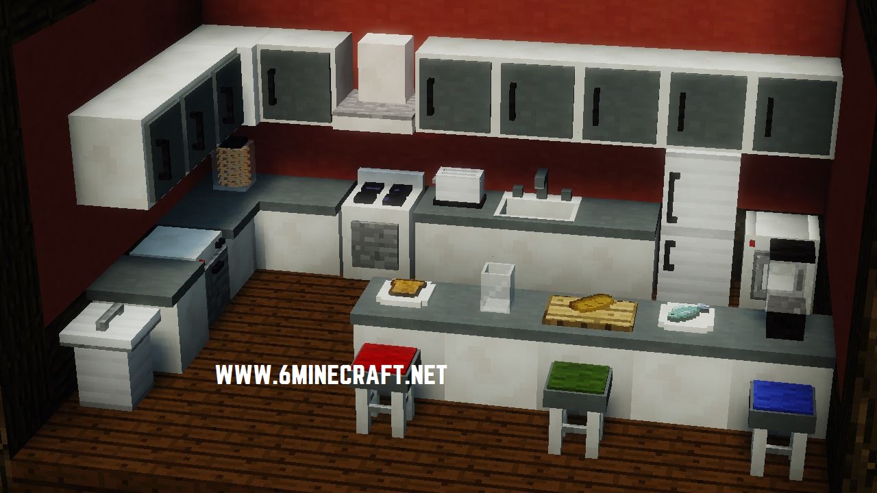 Furniture Mod 1.13.2/1.13.1/1.12.2/1.11.2/1.10.2 - 6Minecraft