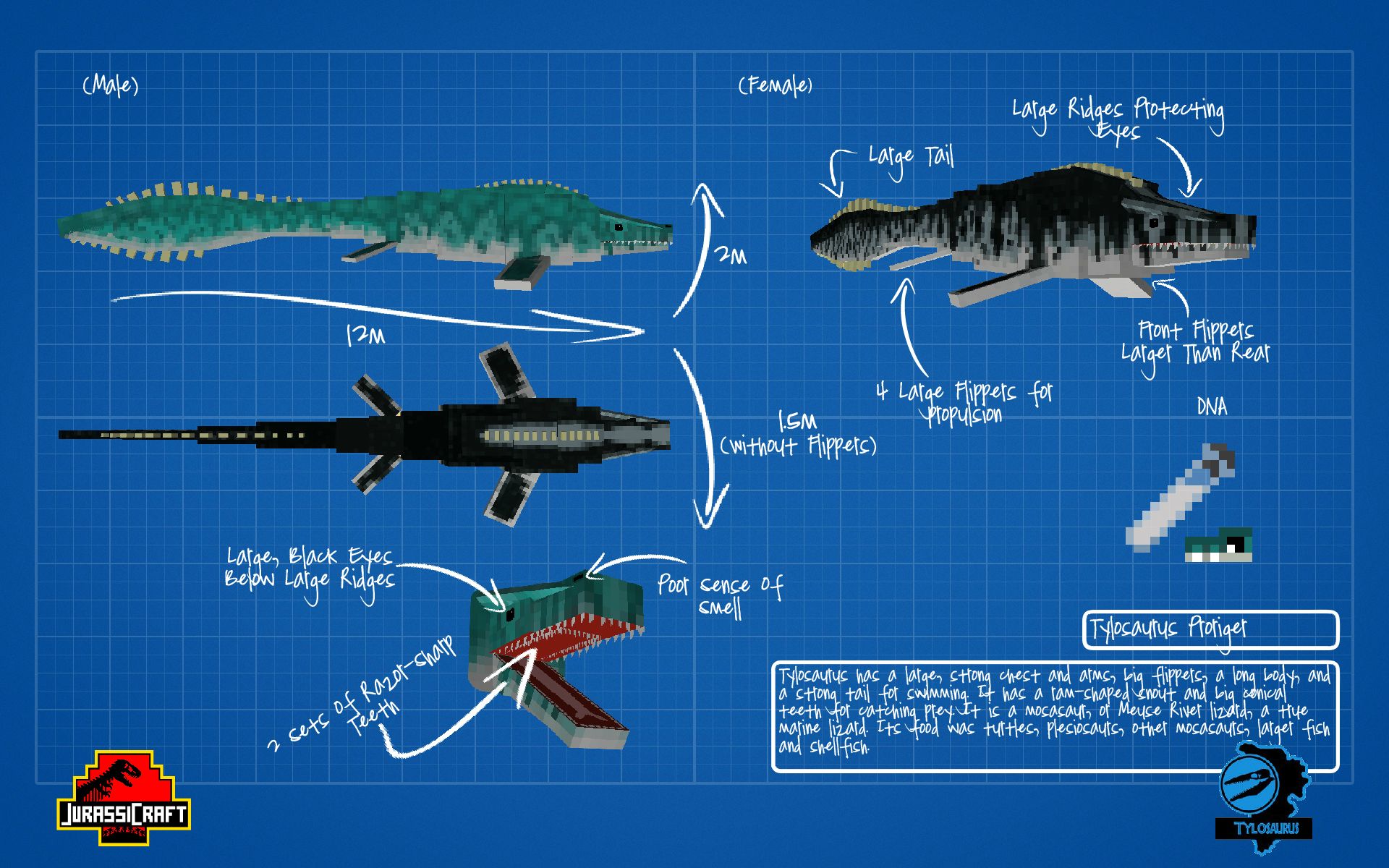 JurassiCraft 1.13.2/1.13.1/1.12.2/1.11.2/1.10.2 Minecraft 